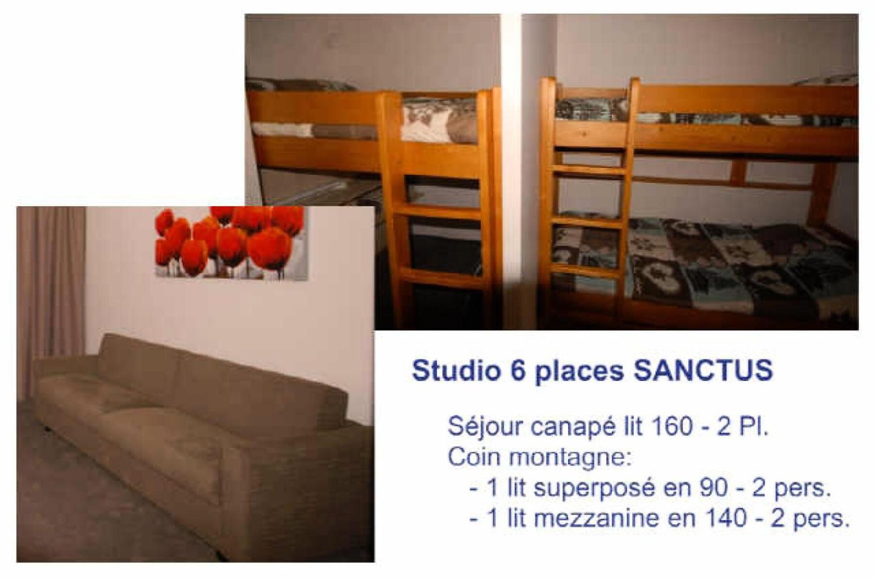 Residence Sanctus - Studio Pour 6 Personnes 034 Gourette Exterior photo